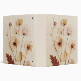 Vintage Dried Flower Arrangement Binder