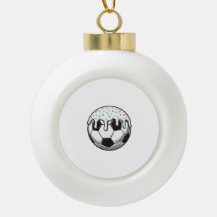 Vintage Dripping Icing Soccer Ball Shirt (2)_1 Ceramic Ball Christmas Ornament