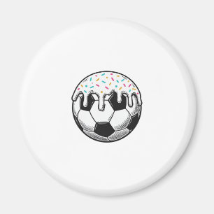 Vintage Dripping Icing Soccer Ball Shirt (2)_1 Magnet