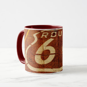 Vintage Drive America Route 66 coffee mug