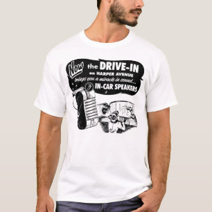 Vintage Drive-In Movie Speaker Ad T-Shirt