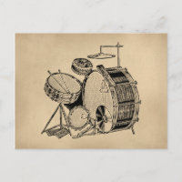 Vintage Drum Kit Drums