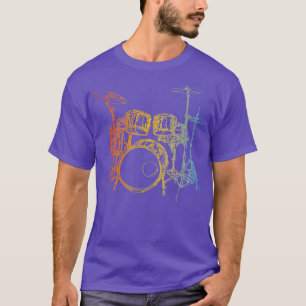 Vintage Drummer Drum Kit T-Shirt