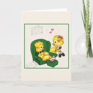 Vintage Duck Dad Father's Day Greeting Card