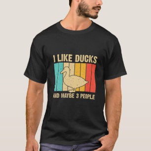 Vintage Duck Design For Duck Lovers Men Women Mall T-Shirt