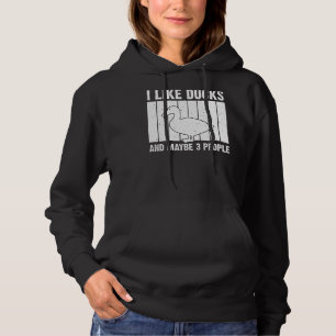 Vintage Duck For Duck  Men Women Mallard Drake Hoodie