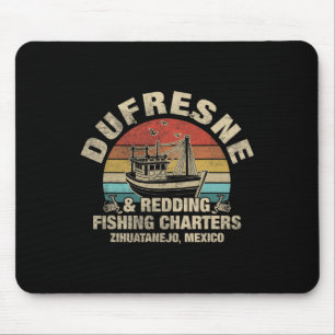 Vintage Dufresne And Redding Fishing Charters Mouse Pad