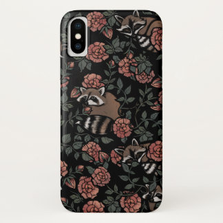Vintage Dusty Rose Raccoons Pattern Case-Mate iPhone Case