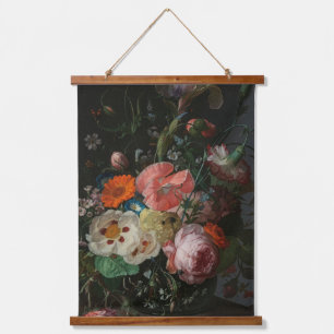 Vintage Dutch Master Still Life Rachel Ruysch Hanging Tapestry