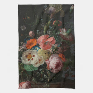 Vintage Dutch Master Still Life Rachel Ruysch Kitchen Towel