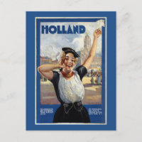 Vintage Dutch Travel Poster
