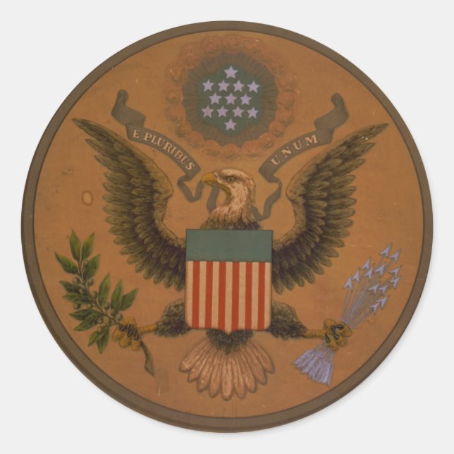 Vintage E Pluribus Unum Seal (Front)