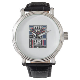 Vintage Eagle 1776 2026 Shirt Patriotic Typography Watch