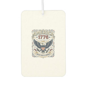 Vintage Eagle America 1776 Patriotic Air Freshener