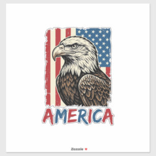 Vintage Eagle America Patriotic Shirt Design_1