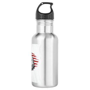 Vintage Eagle Flag Patriotic Vector Shirt Design_1 532 Ml Water Bottle