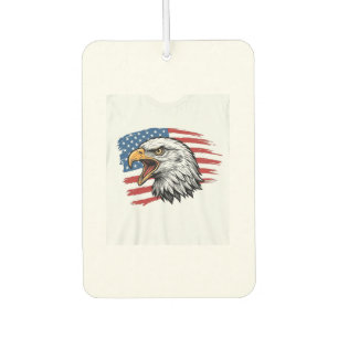 Vintage Eagle Flag Patriotic Vector Shirt Design_1 Air Freshener