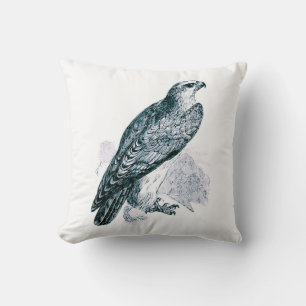 Vintage Eagle illustration Throw Pillow