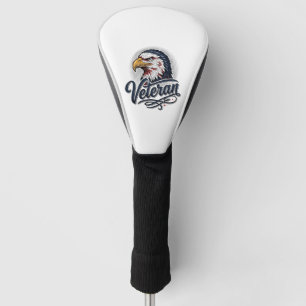 Vintage Eagle Veteran Patriotic Shirt Design_1 Golf Head Cover