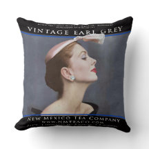 Vintage Earl Grey Pillow