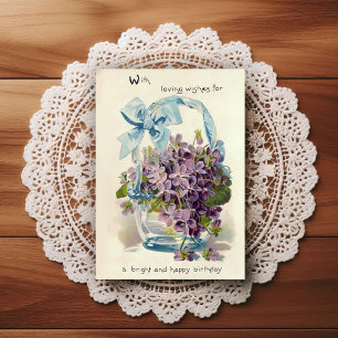 Vintage Early 1900's Birthday Greeting Postcard