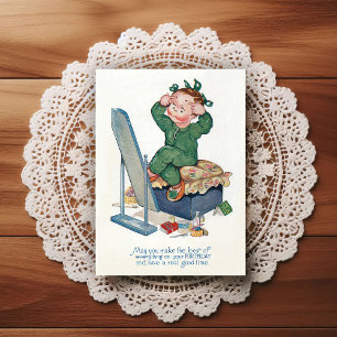 Vintage Early 1900's Birthday Greeting Postcard