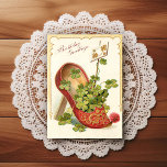 Vintage Early 1900's Birthday Greeting Postcard<br><div class="desc">• Passed down from a family collection started by my great-grandfather in England, this restored digital illustration captures the timeless beauty of a turn-of-the-century postcard. • The back of this postcard is blank, giving you maximum space to personalize it: add a handwritten message, or use Zazzle's tool to add your...</div>