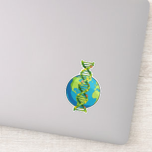 Vintage Earth Day DNA Nature Illustration