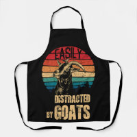 Vintage  Easily Distracted By Goats Retro Vintage