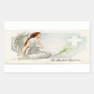 Vintage Easter Angel Sticker