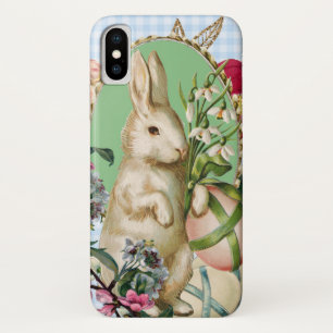 Vintage Easter Bunny and Eggs Collage Case-Mate iPhone Case