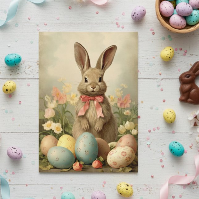 Vintage Easter Bunny  Card (Creator Uploaded)
