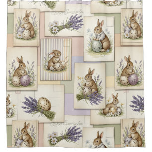 Vintage Easter Bunny Collage