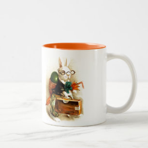 Vintage Easter Bunny. Easter Gift Mugs