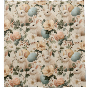 Vintage Easter Bunny Floral (1)