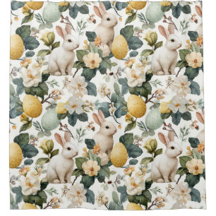 Vintage Easter Bunny Floral (7)
