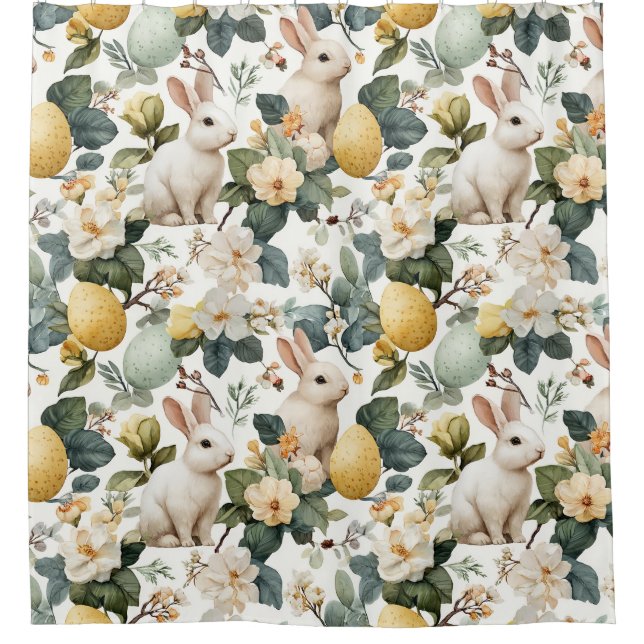 Vintage Easter Bunny Floral (7) (Front)