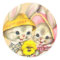Vintage Easter Bunny Kid Stickers