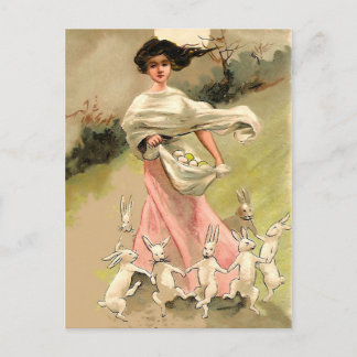 Vintage Easter Ceremony Postcard