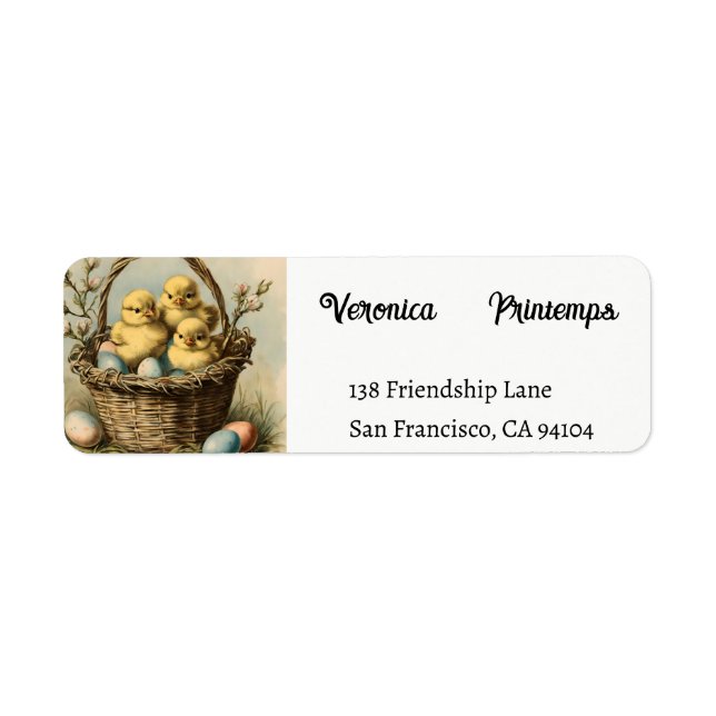 Vintage  Easter  Chicks  (Front)