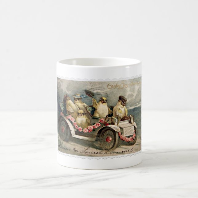 Vintage Easter Chicks Coffee Mug (Center)