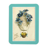 Vintage Easter Chicks In Balloon