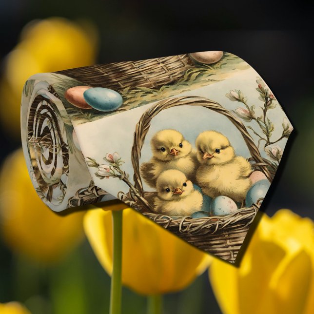 Vintage Easter  Chicks Tie (Creator Uploaded)