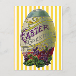 Vintage Easter Egg Holiday Postcard