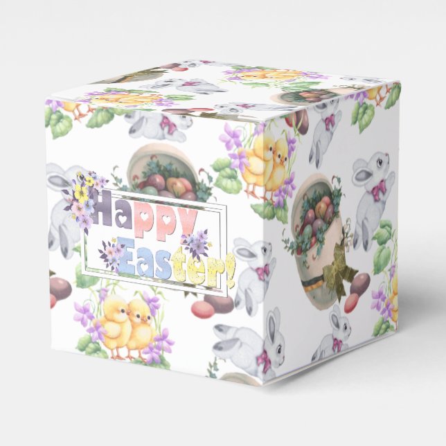 Vintage Easter Favor Box (Front Side)