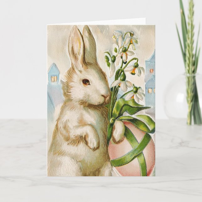 Vintage Easter Greeting Card (Front)