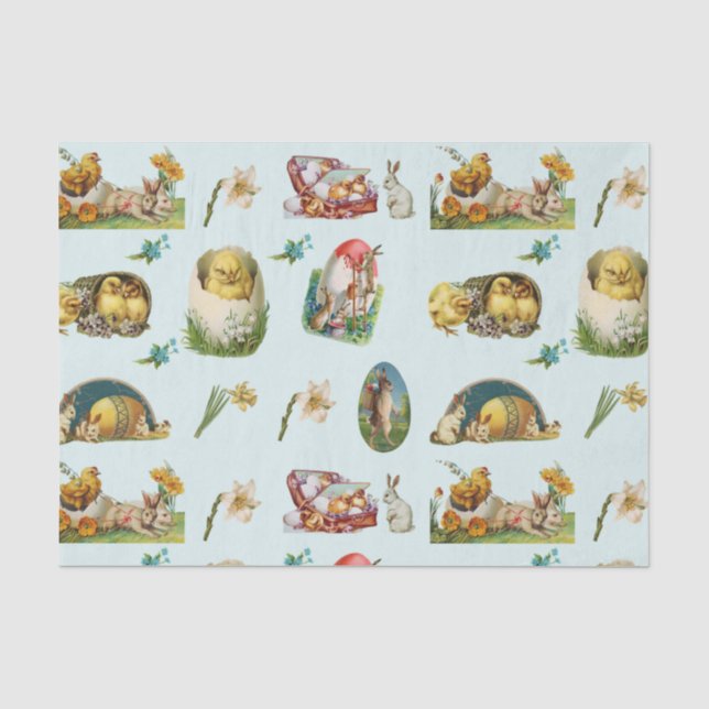 Vintage Easter Heritage Collection Tissue Paper (Front)