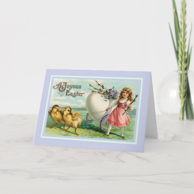 Vintage Easter Holiday Card (Front)