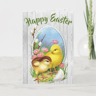 Vintage Easter Holiday Card