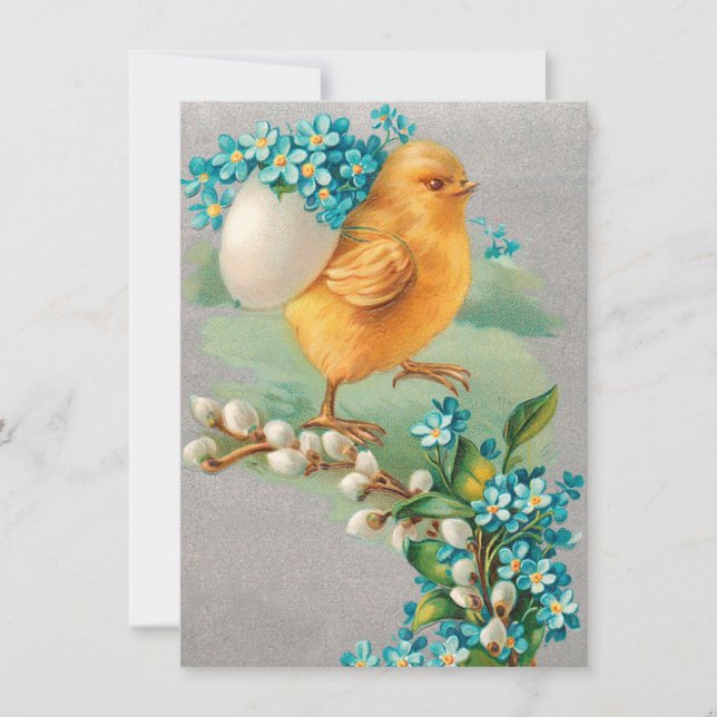 Vintage Easter holiday card (Front)